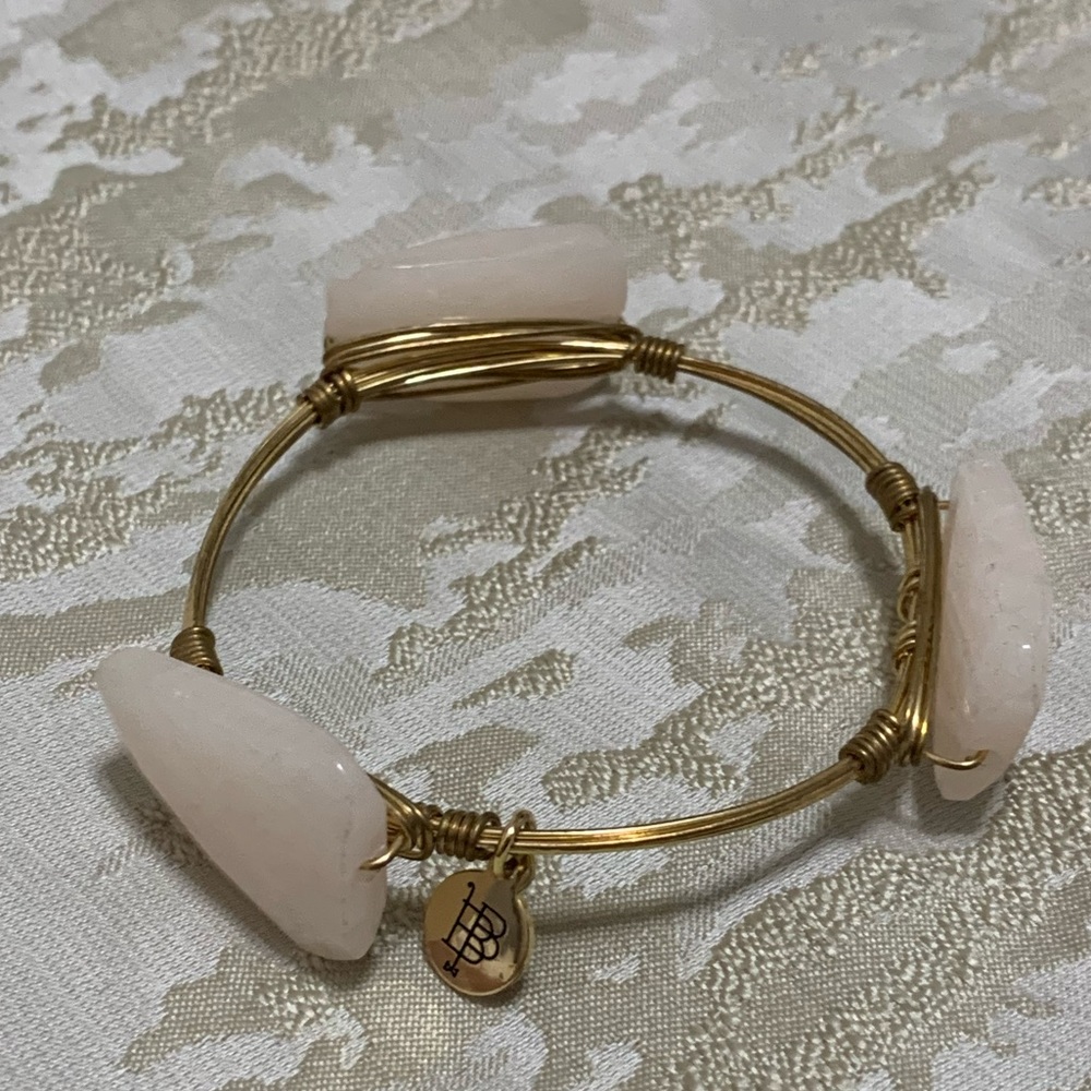 Bourbon and Bowties Pink Stone Bracelet